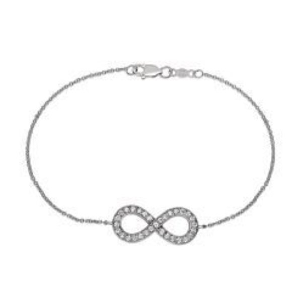 Pandora .925 Silver/CZ Infinity Bracelet